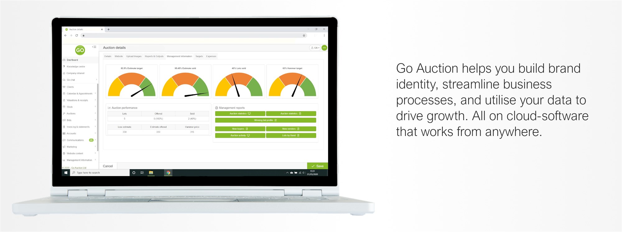 Auction Software Auction BackOffice Auction sites Go Auction